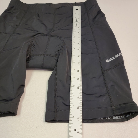 Baleaf Cycling Shorts Adult Extra Large Black Padded Nylon Spandex Blend - Picture 2 of 7